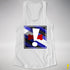Puppy Pride Flag Exclamation Point Racerback Tank